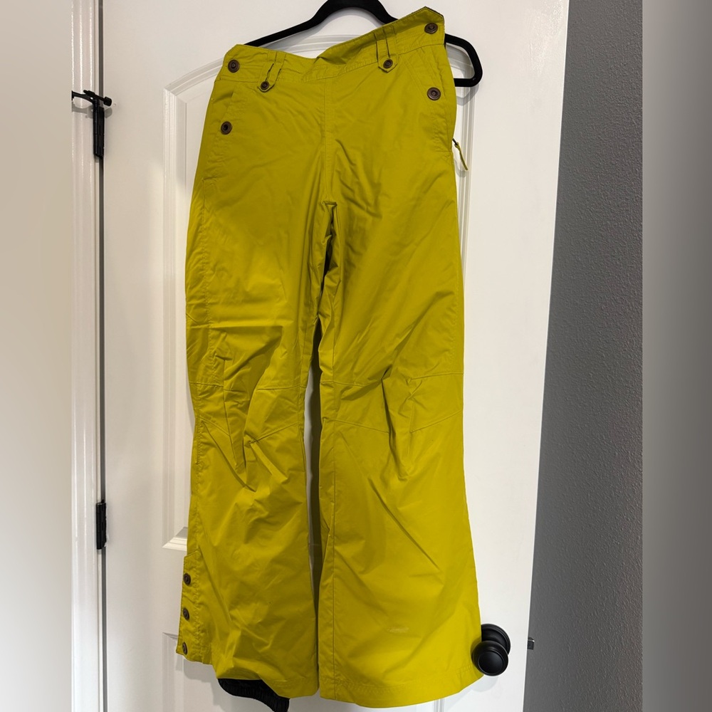 Ski Pants- Columbia Women's Yellowish Green